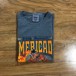 Vintage style motorcycle rally shirt